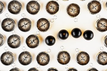 Formation of individual stripes in a mixed-dimensional cold-atom Fermi–Hubbard System