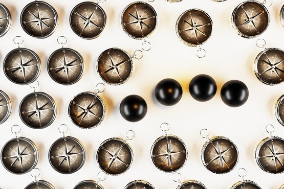 Formation of individual stripes in a mixed-dimensional cold-atom Fermi–Hubbard System